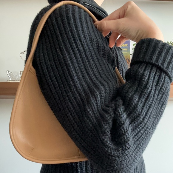 🟠 2/40$ Vintage Tan Mini Handbag with Coin Purse - Picture 3 of 11